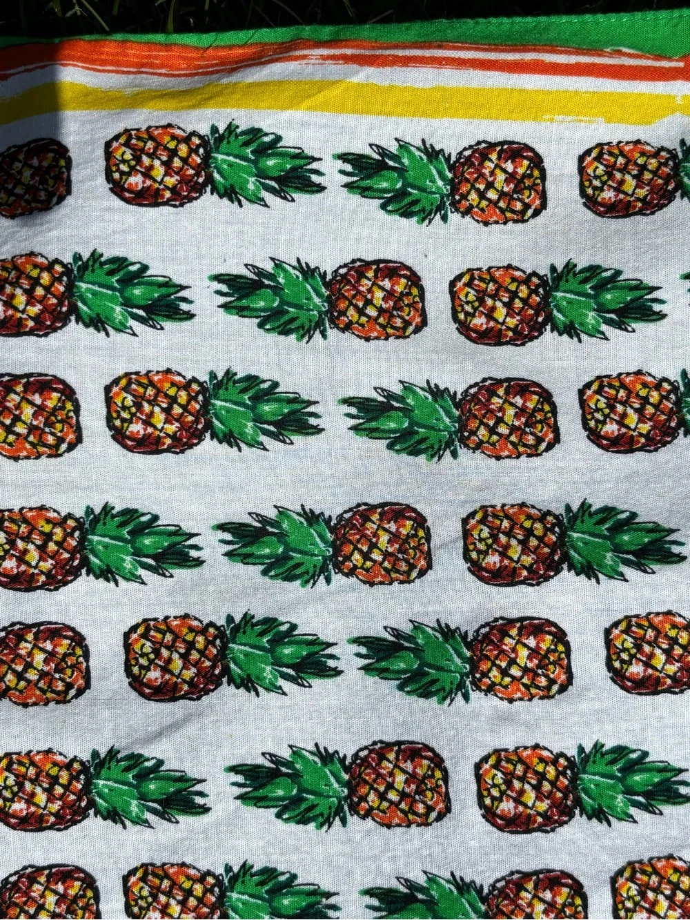 N/A pineapple bandana